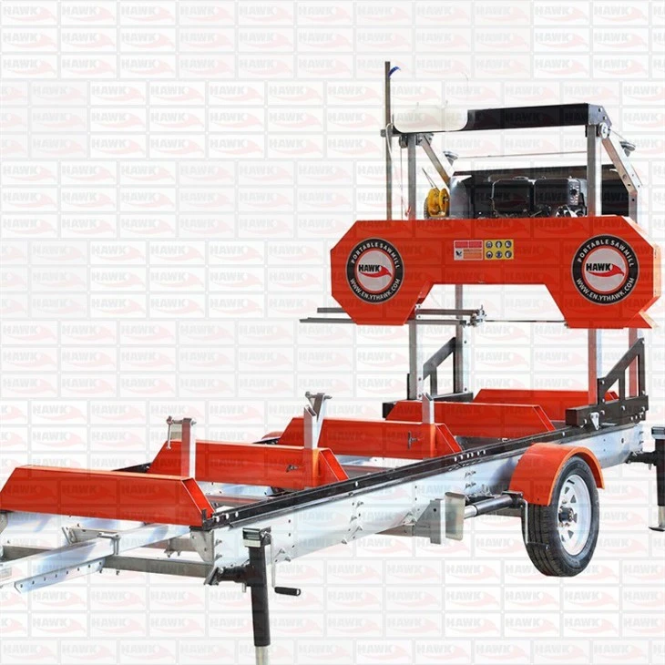 31 Inch Gasoline Engine Portable Band Sawmill