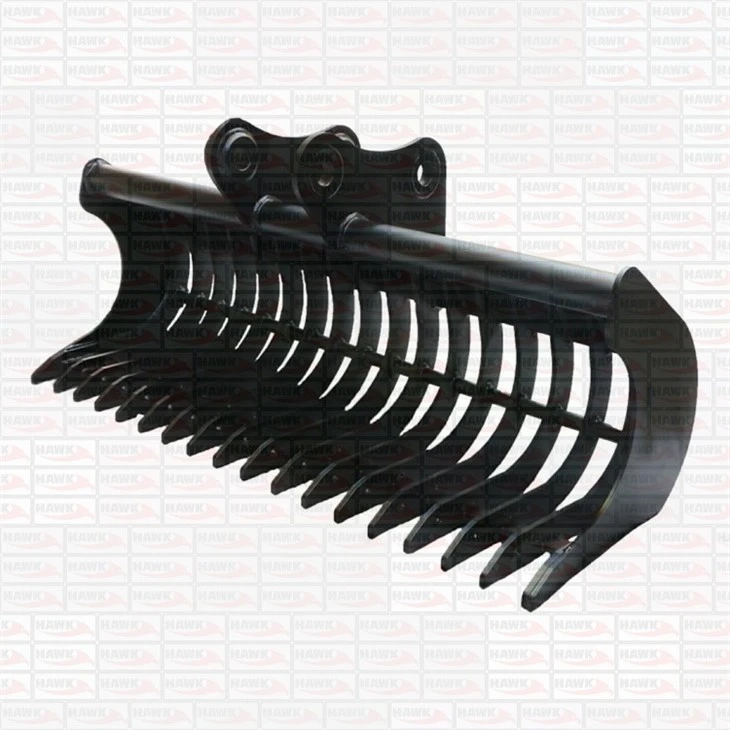 Excavator Rake Riddle Bucket