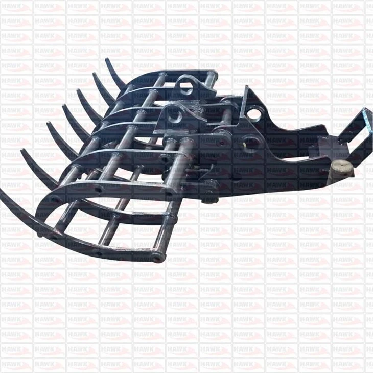 Mechanical Wood Grapple For 15 Ton Excavator