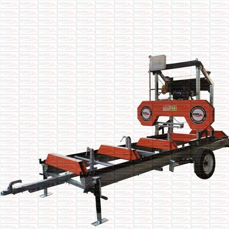 Popetrol Engine Portable Sawmill Wood Logs